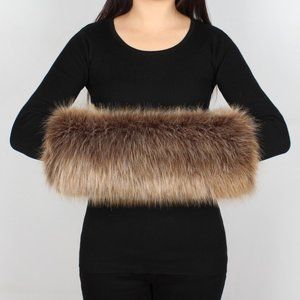 NuCollections Faux Fur Hand Warmer Hand Muffs